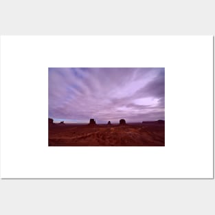 Monument Valley and Clouds3 Posters and Art